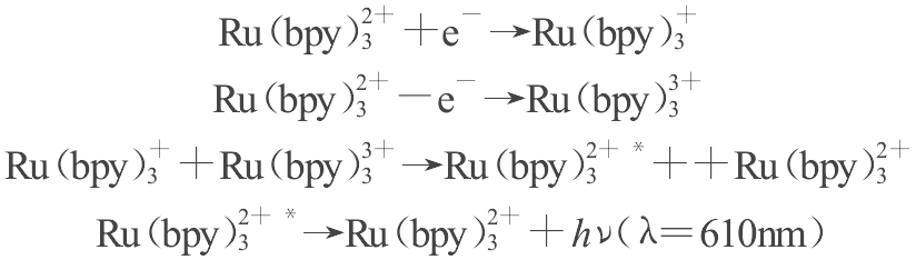 湮滅ECL反應過(guò)程