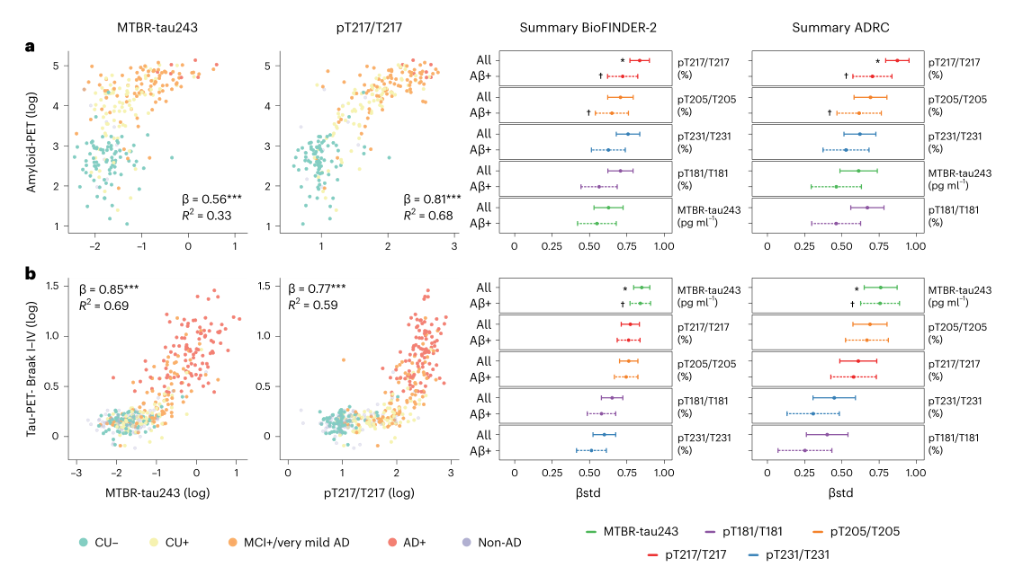 CSF與PET生物標志物之間的關(guān)聯(lián)性